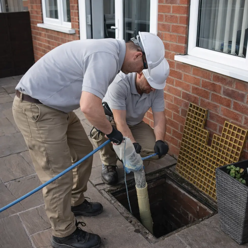 Blocked drain repair service in Mytchett